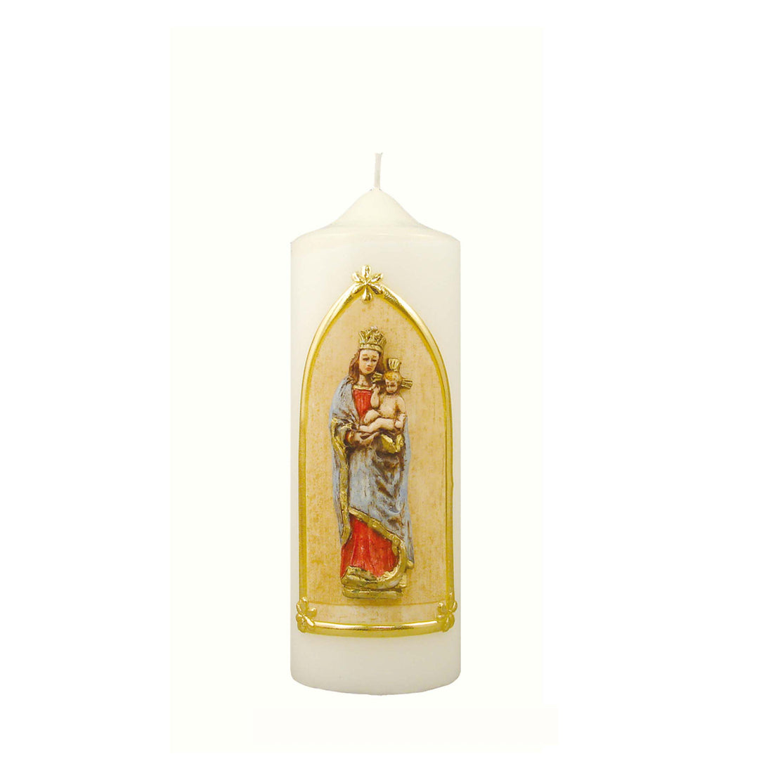 Marientischkerze 160x60 mm Wachsauflage M 49