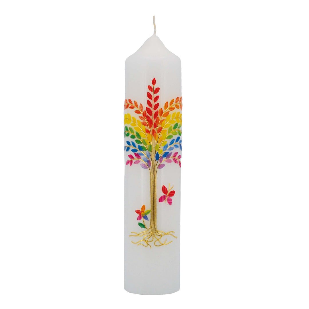 Geschenkkerze 265x60 mm G 10 handverziert