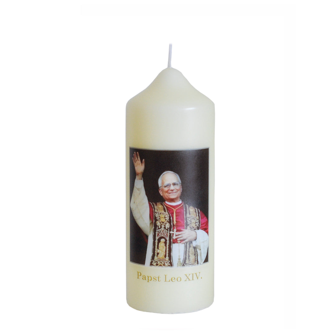 Fotokerze von Papst Leo XIV. - 160x60 mm PL 21