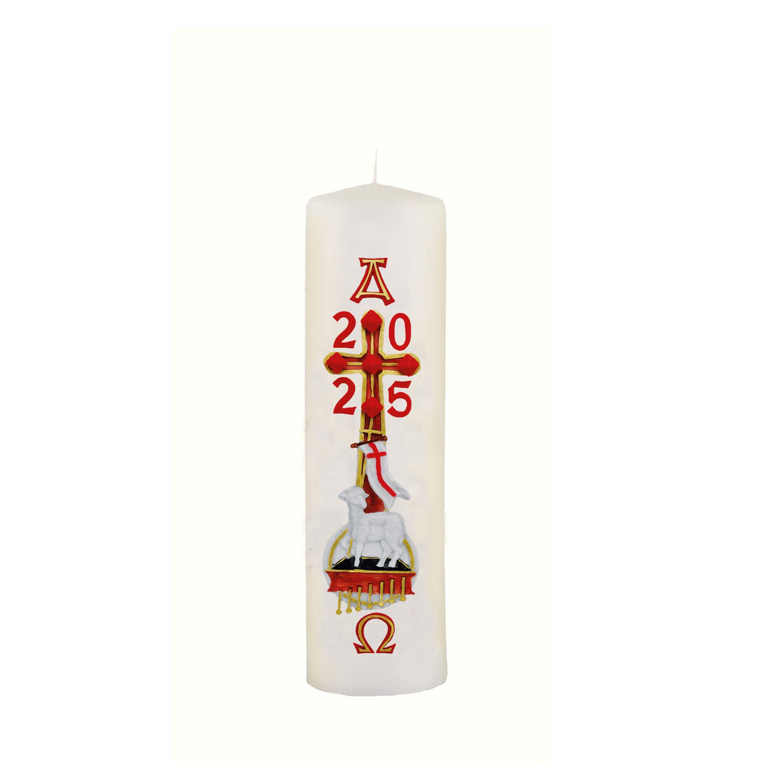 Ostertischkerze 215x60 mm inklusive Geschenkkarton mit Jahreszahl HO 51