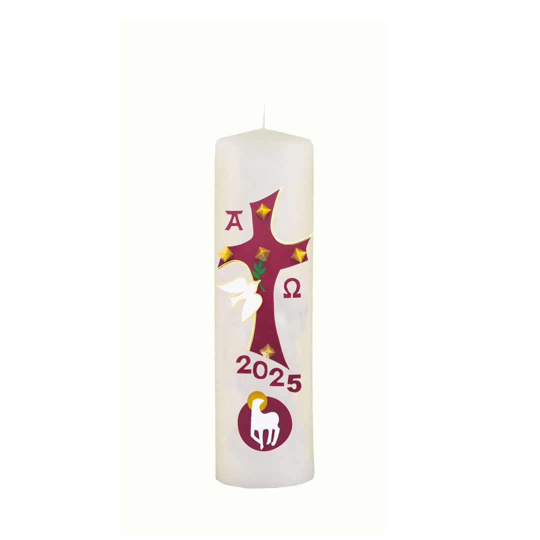 Ostertischkerze 215x60 mm inklusive Geschenkkarton mit Jahreszahl HO 85