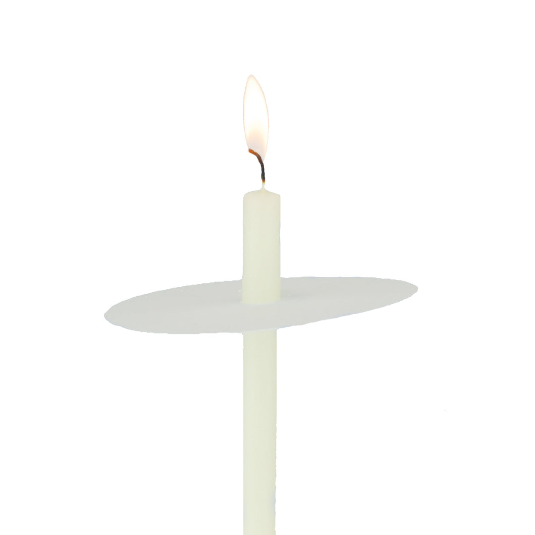 Tropfenfänger rund Pappe für Kerzen mit Ø 9 mm