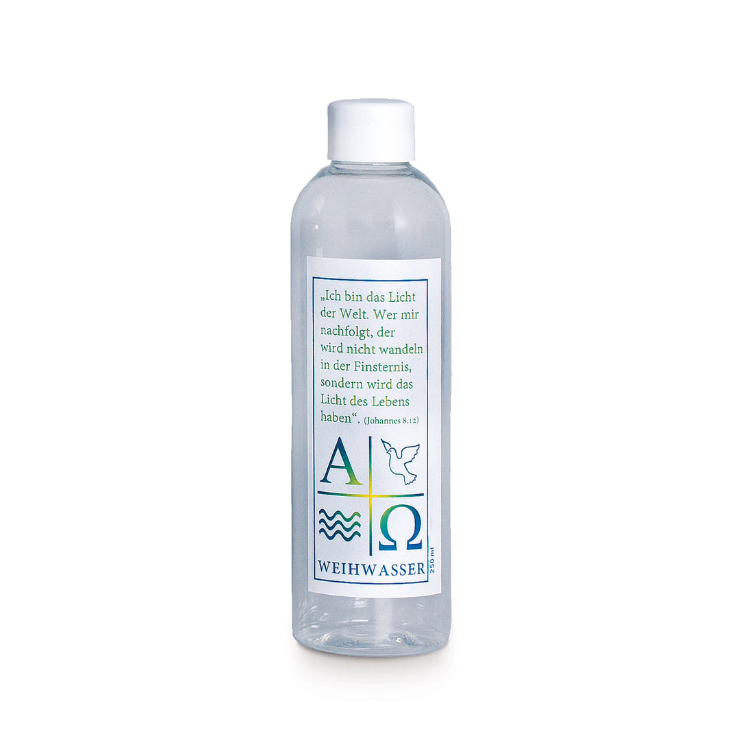 Weihwasserflasche 250 ml Alpha und Omega