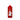 Weihnachtskerze 165x60 mm W 80 handverziert rot