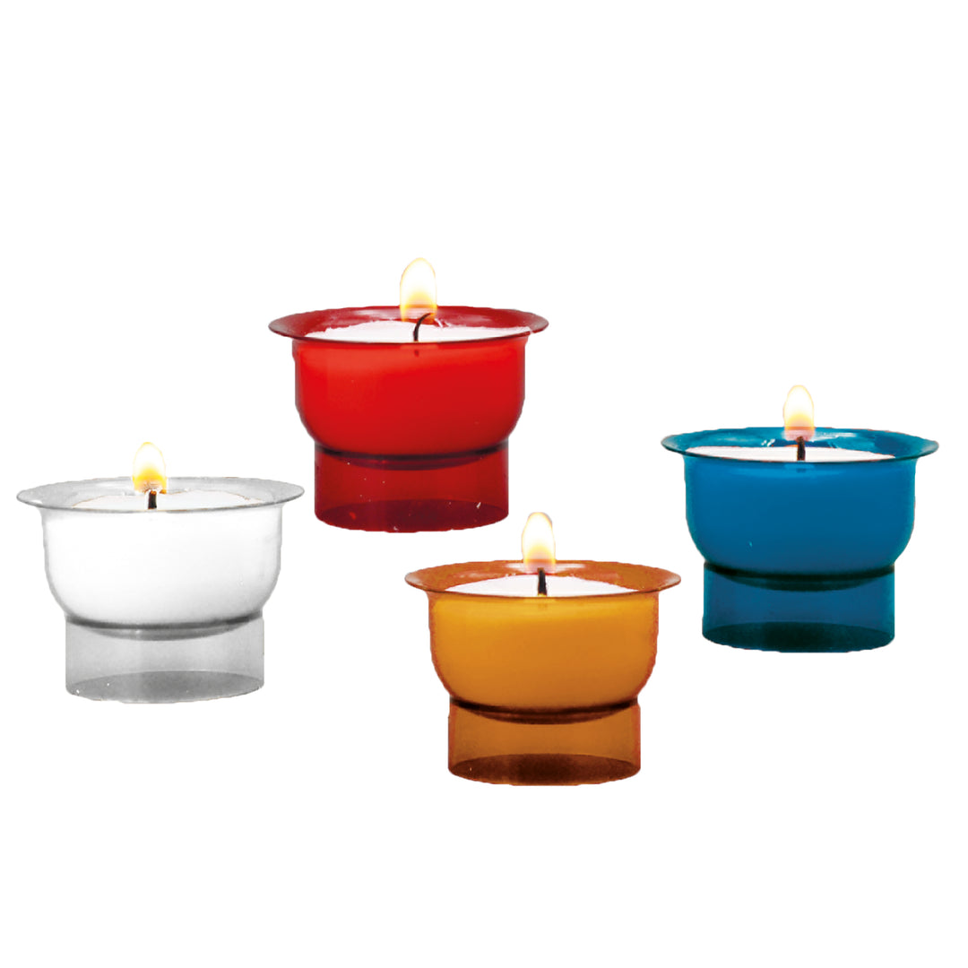 Opferlicht Nr. 7 "RAL-Mehrweg" mit ca. 50% Rapswachs Brenndauer ca. 4 Stunden Farben zur Auswahl